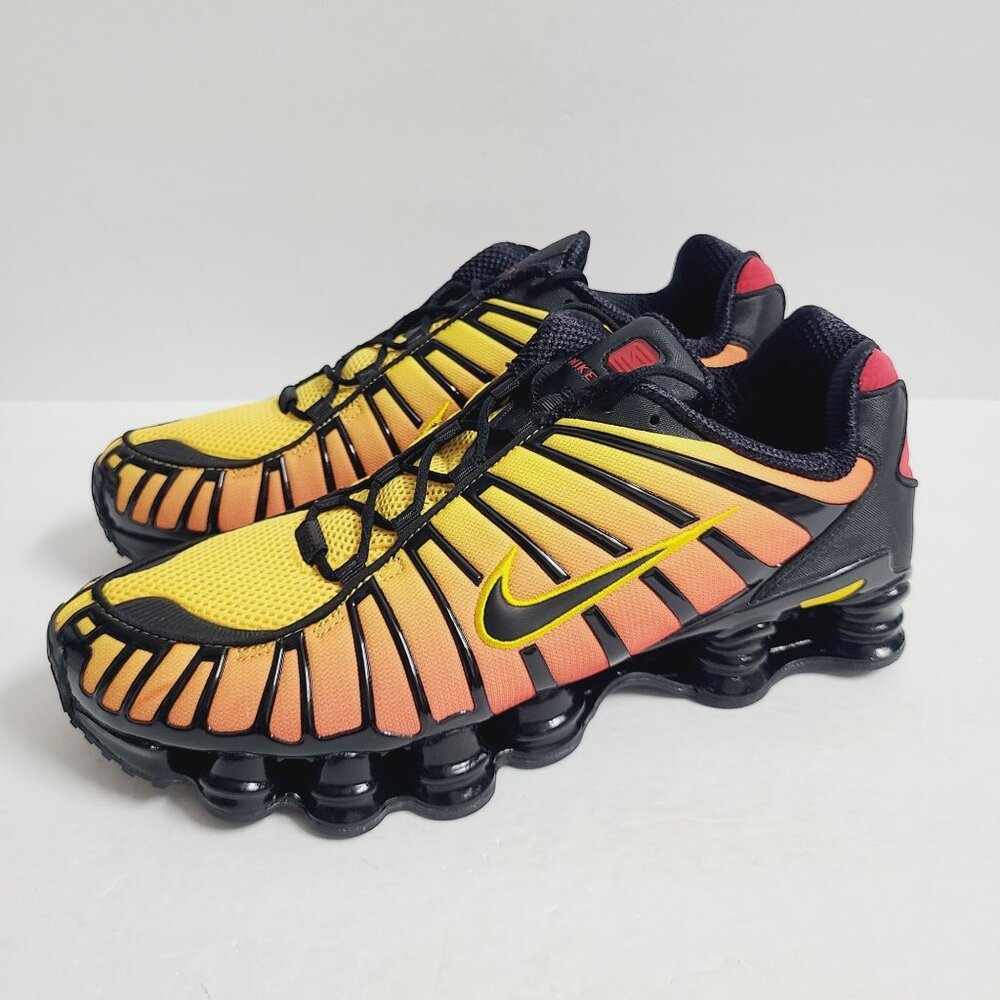 NEW Nike Shox TL Sunrise Gradient Shoes AV3595-004 Size 13 Orange